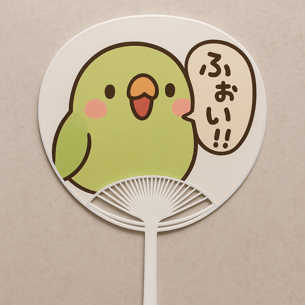 インコうちわ | の人気AIイラスト・グラビア