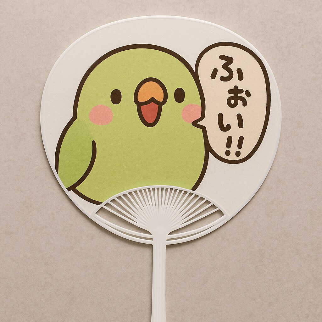 インコうちわ
