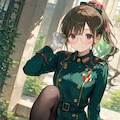 Sumi@眼鏡好きさんの軍服ちゃん 4枚目