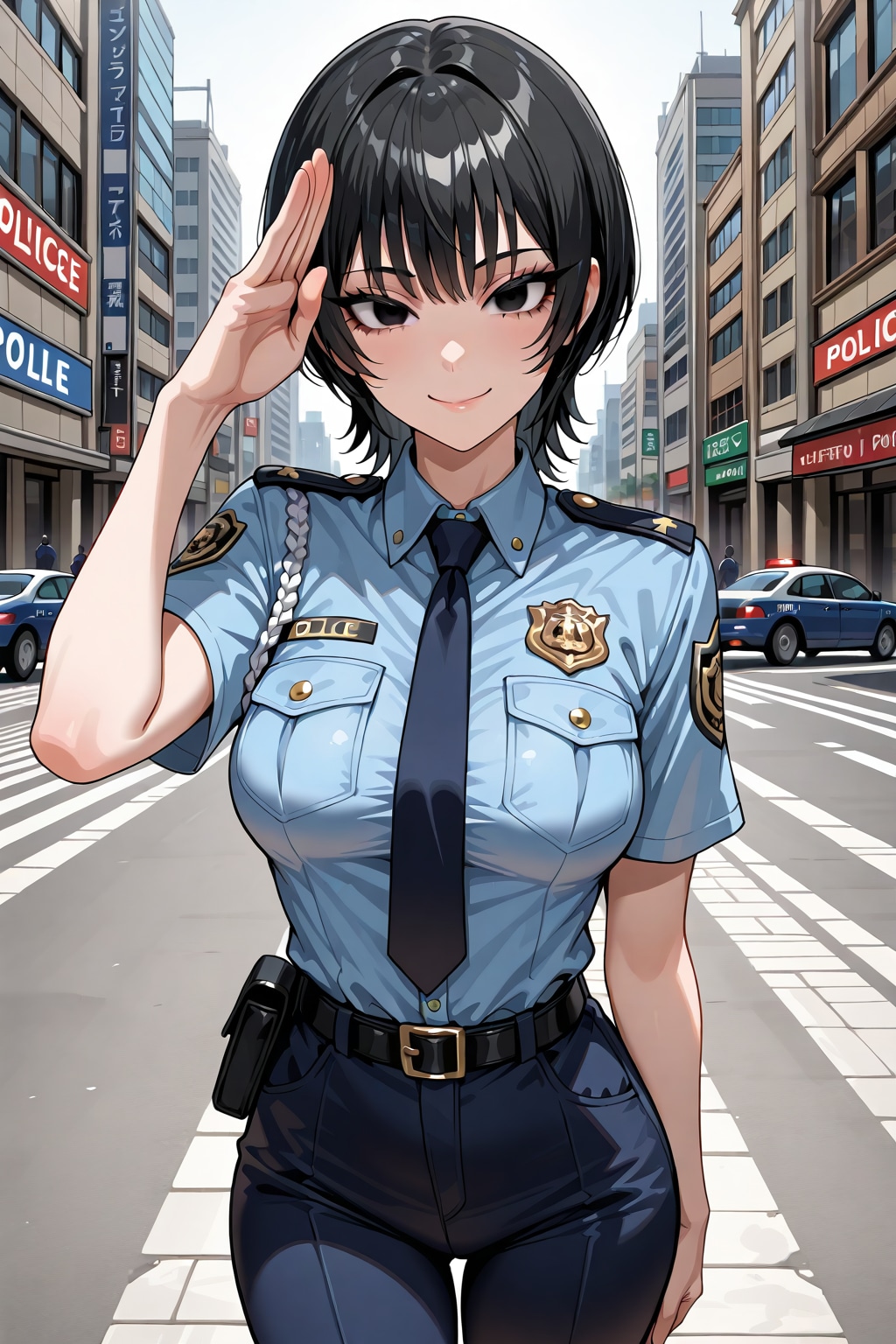 AI世界の治安を守ります | の人気AIイラスト・グラビア