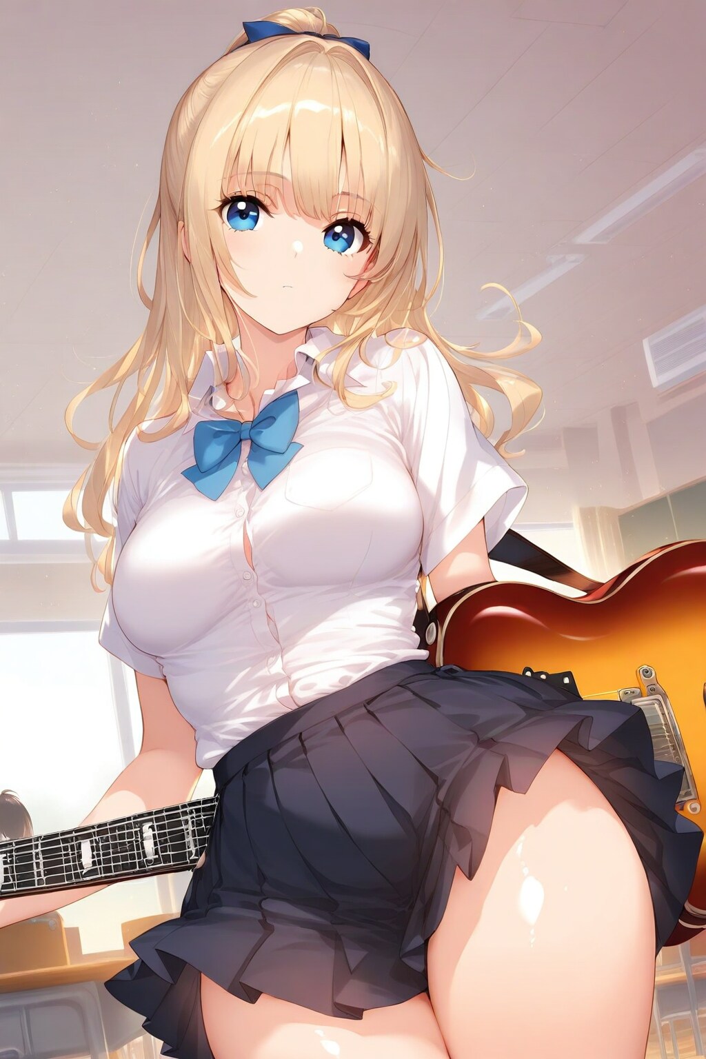 ギターを持った女の子