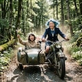 らっ子ちゃんと軍用バイク 6枚目