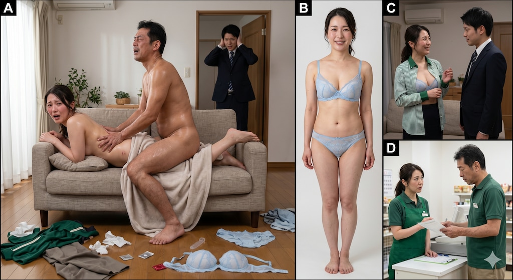 レジ打ちの人妻2（Geminiの実力）