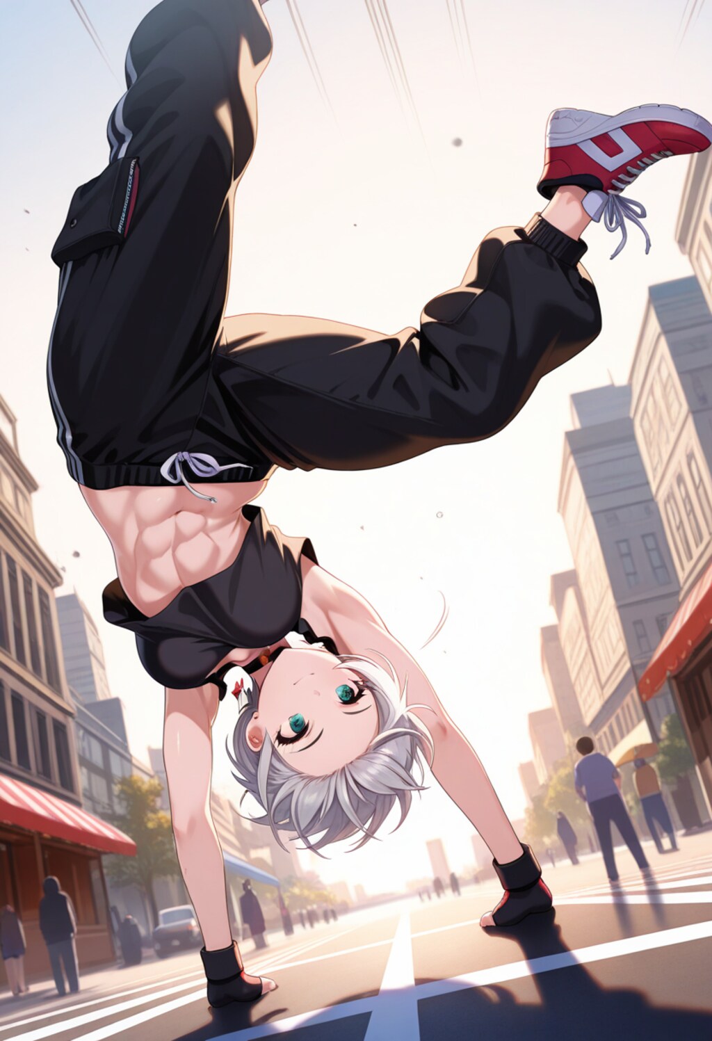 ブレイクダンス部に入ったアナスタシア