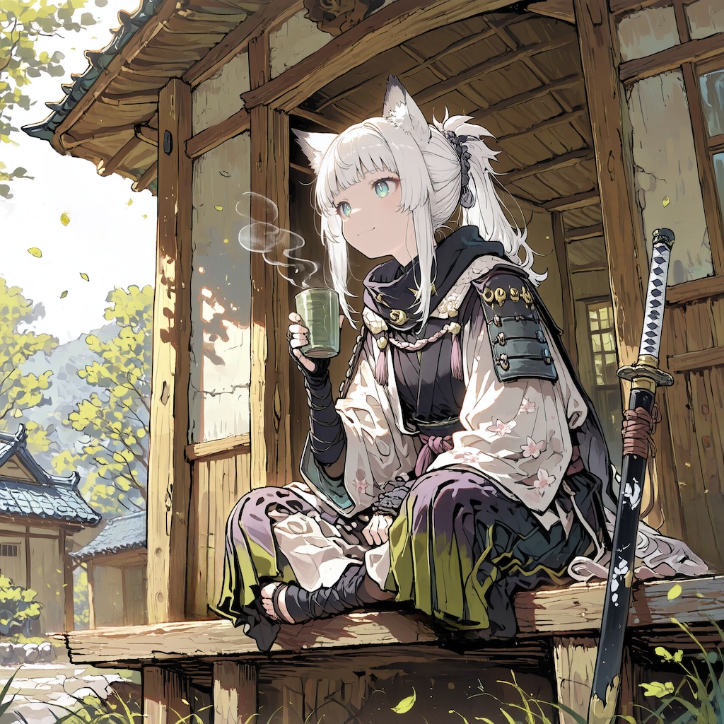軒先一服