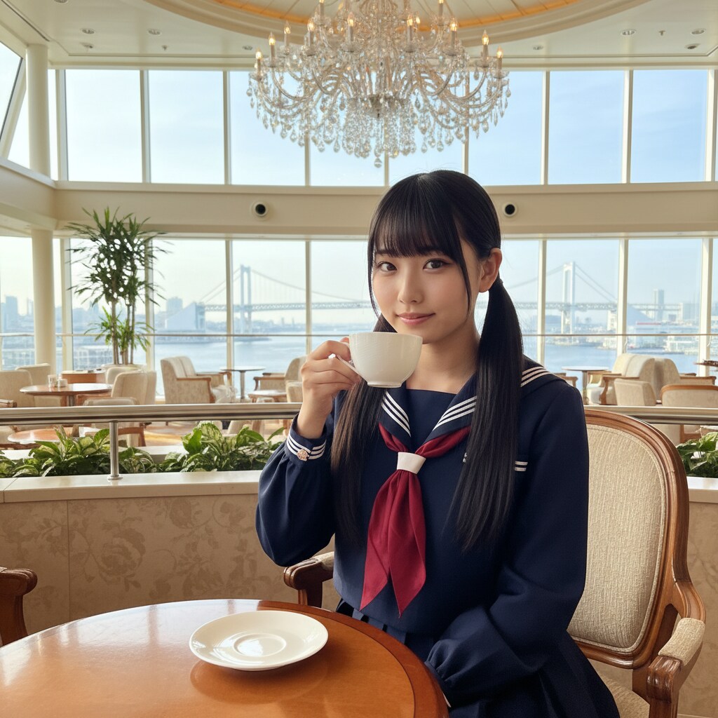 黒ツイさんと朝のコーヒー | の人気AIイラスト・グラビア