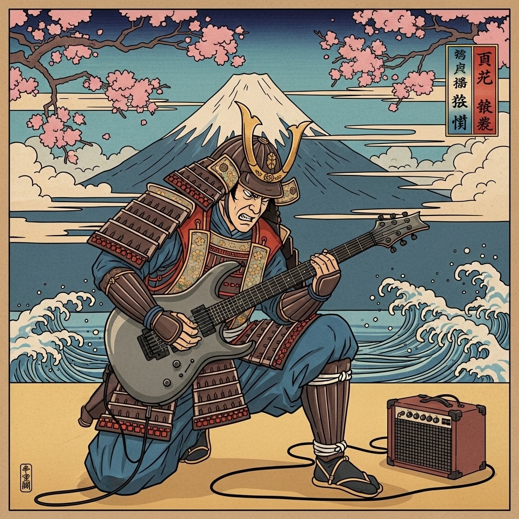 ギター侍(笑) | の人気AIイラスト・グラビア