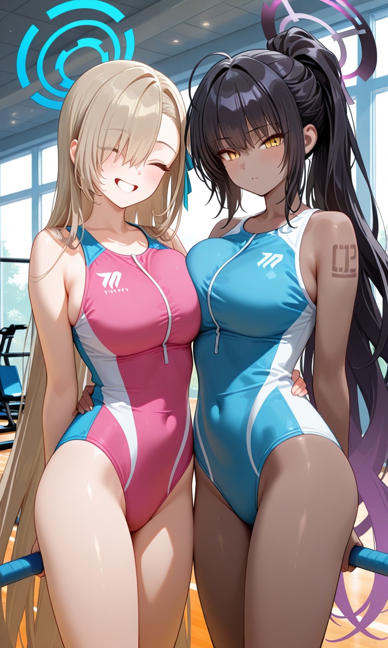アスナとカリン　画集没4