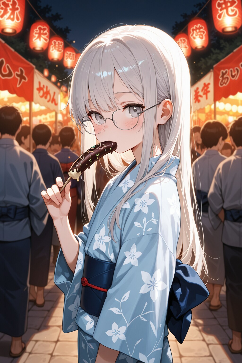 夏祭り栞ちゃん