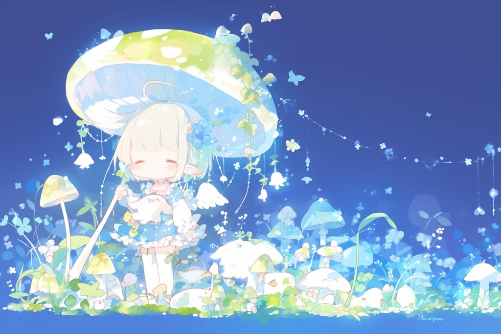 きのこのこーの子、天使の子っ♪