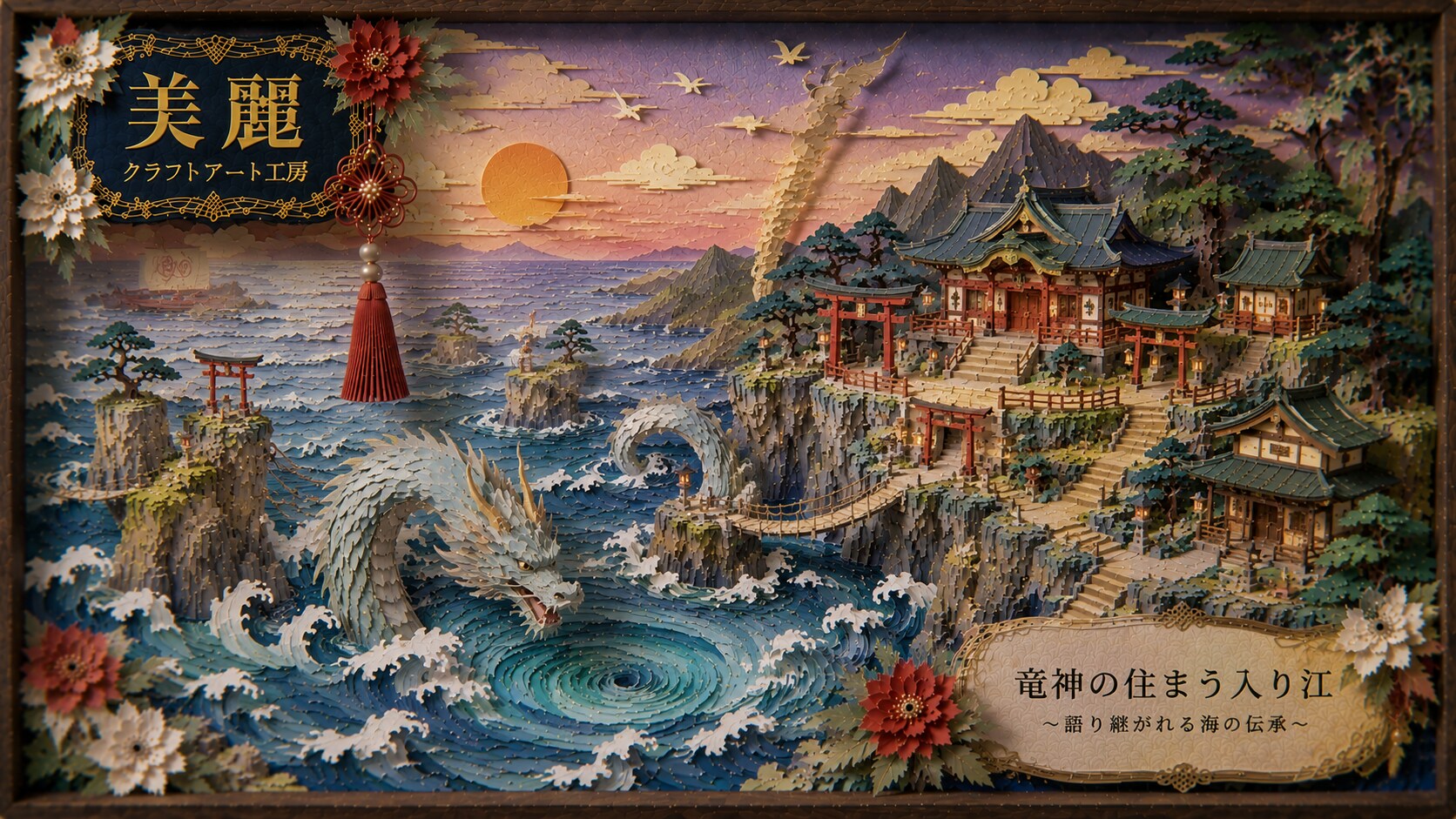 Exquisite Paper Craft / 美麗紙工芸 #patreon #ChatGPT #customGPT #GPTs #美麗 #紙工芸 #Papercrafts #beautiful #J | の人気AIイラスト・グラビア