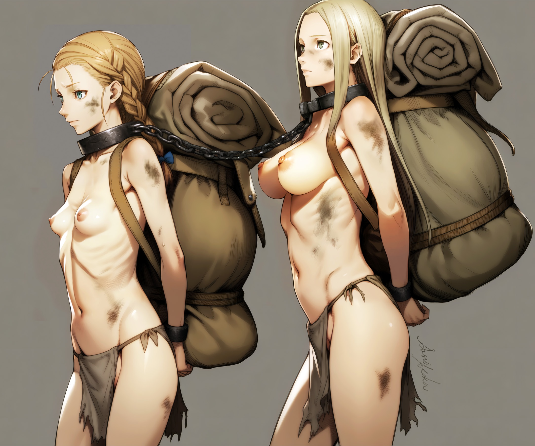 荷を運ぶ囚人ちゃん