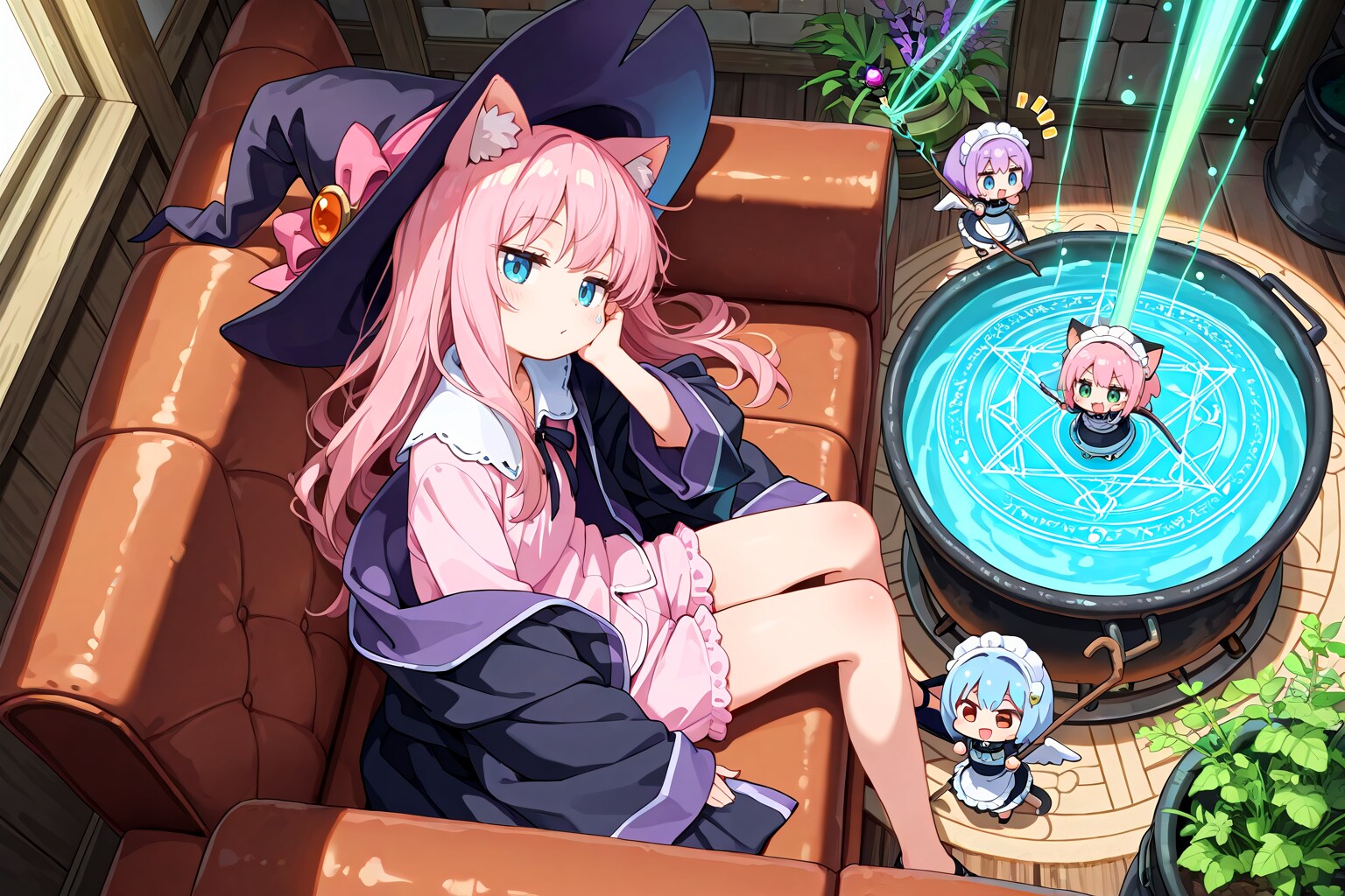 はたらきたくないので使い魔召喚して働かせたった