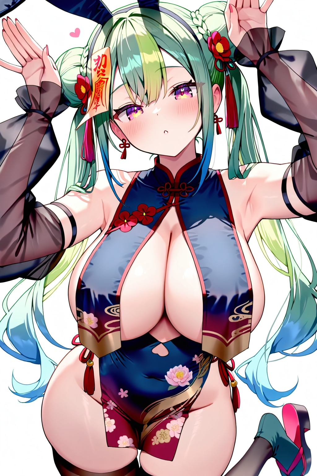 乳暖簾チャイナバニー