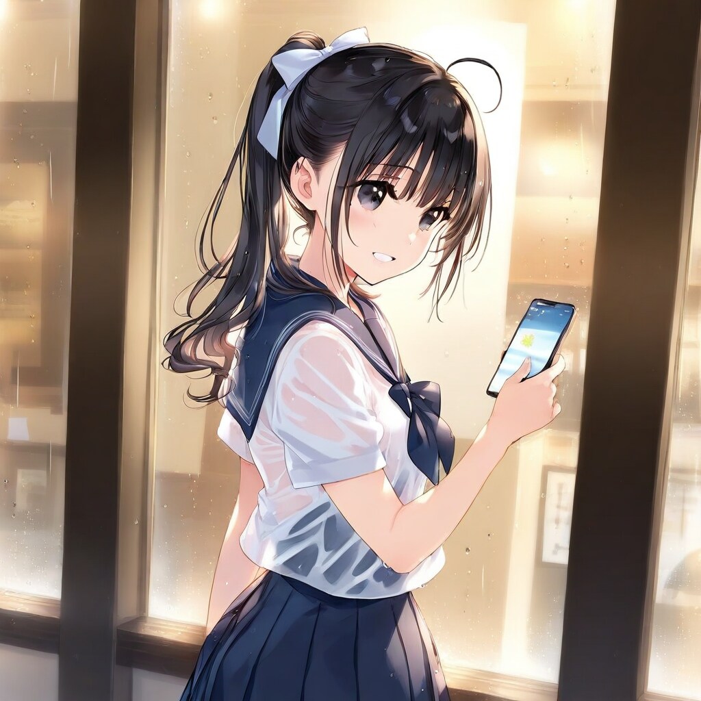 雨宿りして行こ！