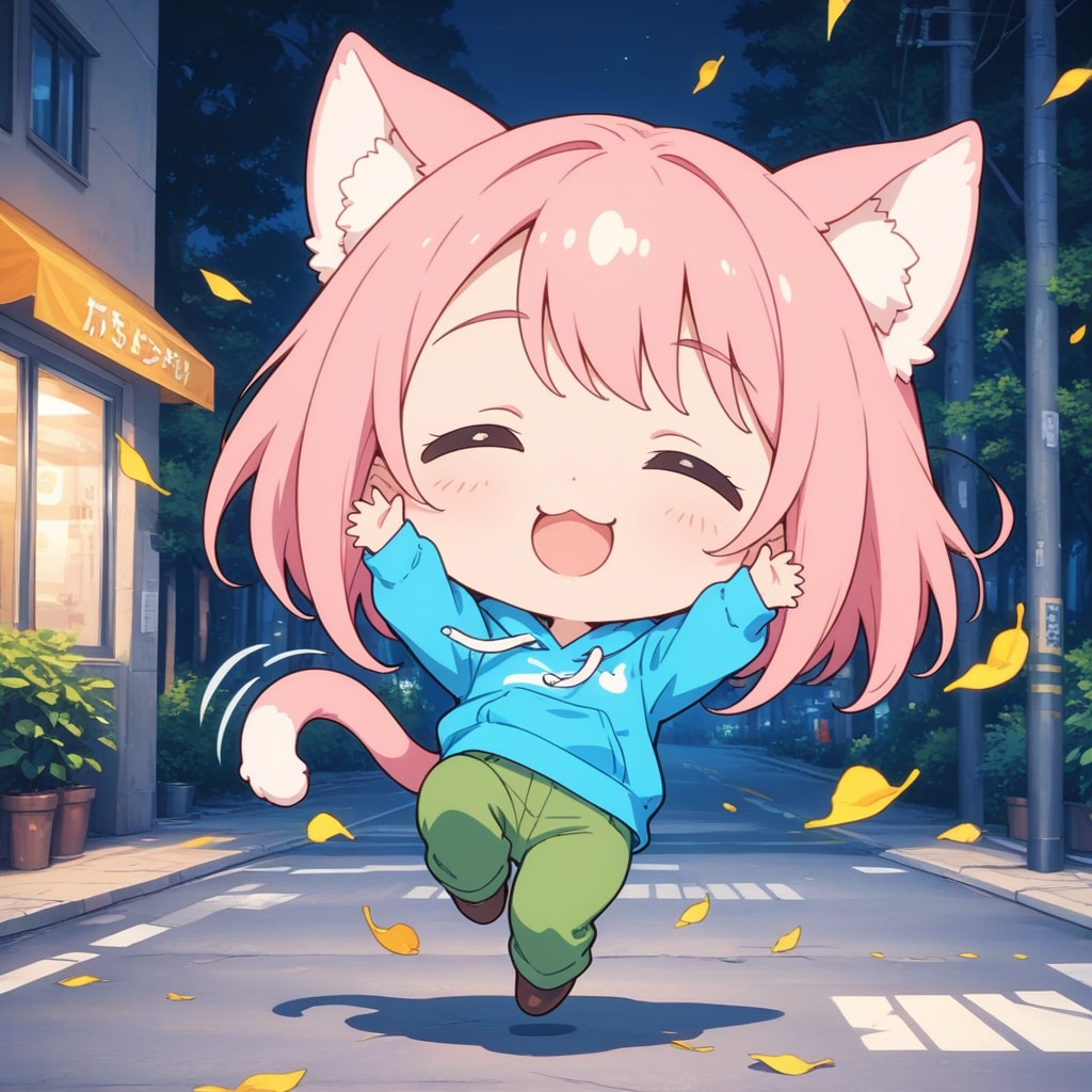 こんばんにゃん | の人気AIイラスト・グラビア