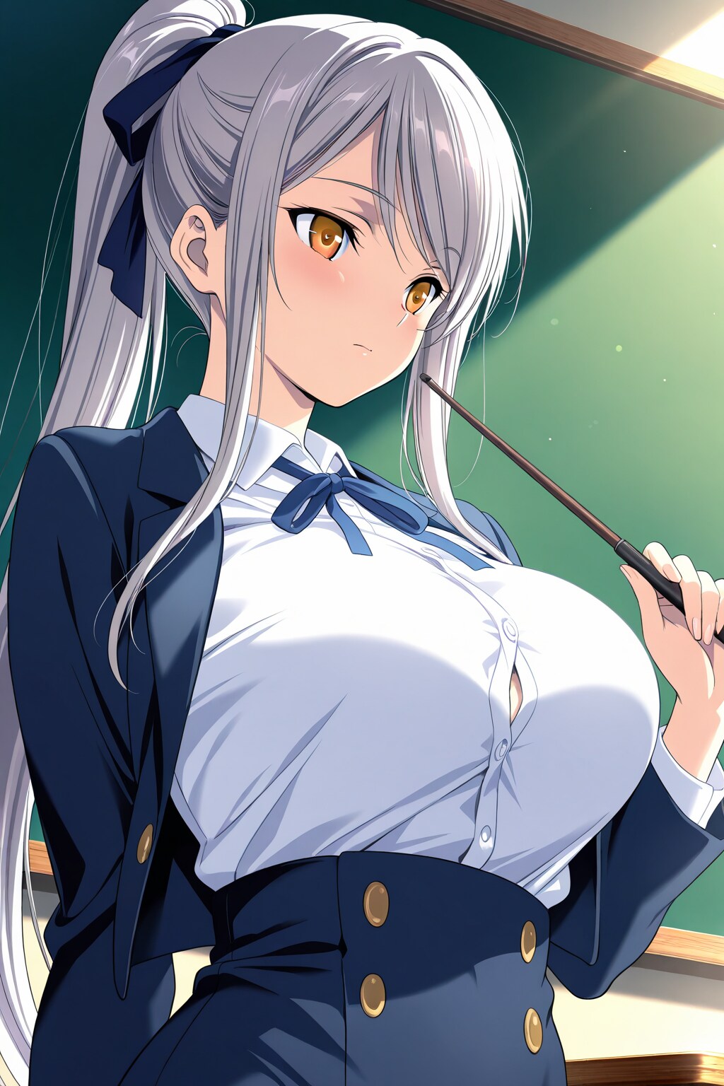 秘かに人気の教師