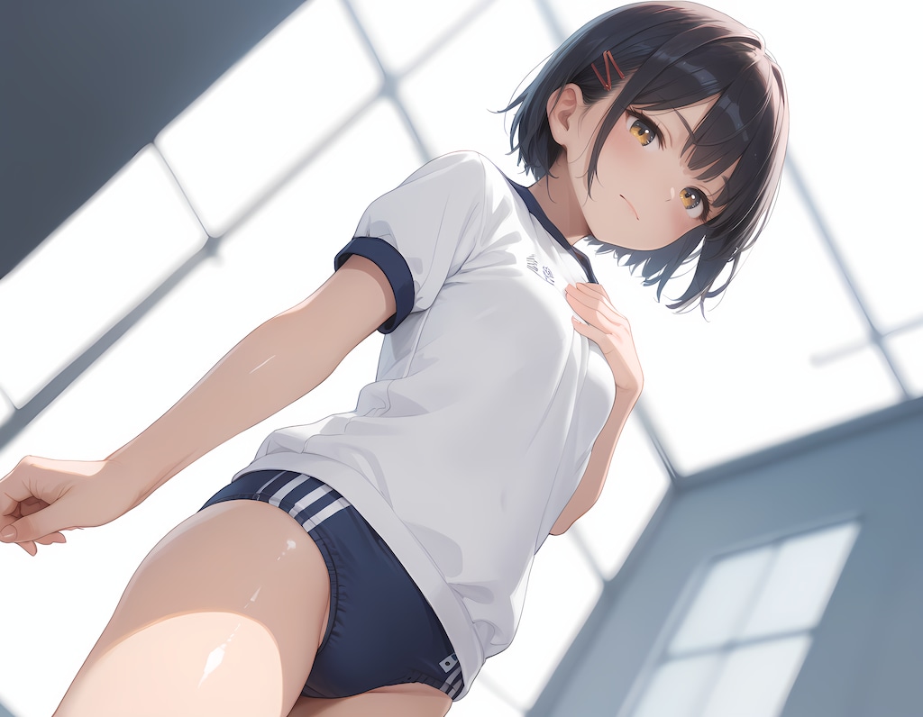 ブルマ少女の痴態