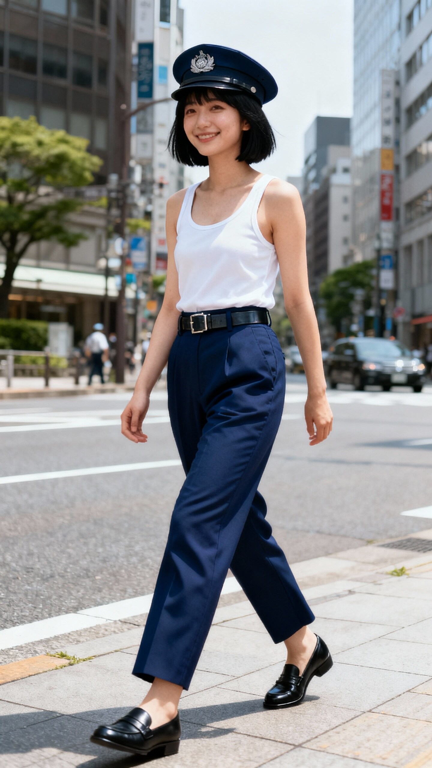 かっこかわいい婦警佐久間夏綺の日本橋パトロール