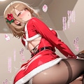 聖夜の誘惑♡サンタコスお姉さんの濃厚クリスマス騎乗位フルコース 3枚目
