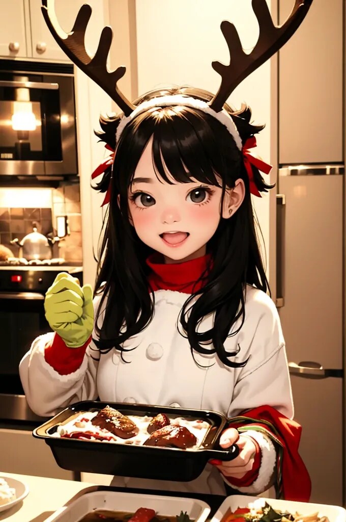 クリスマスクッキング | の人気AIイラスト・グラビア