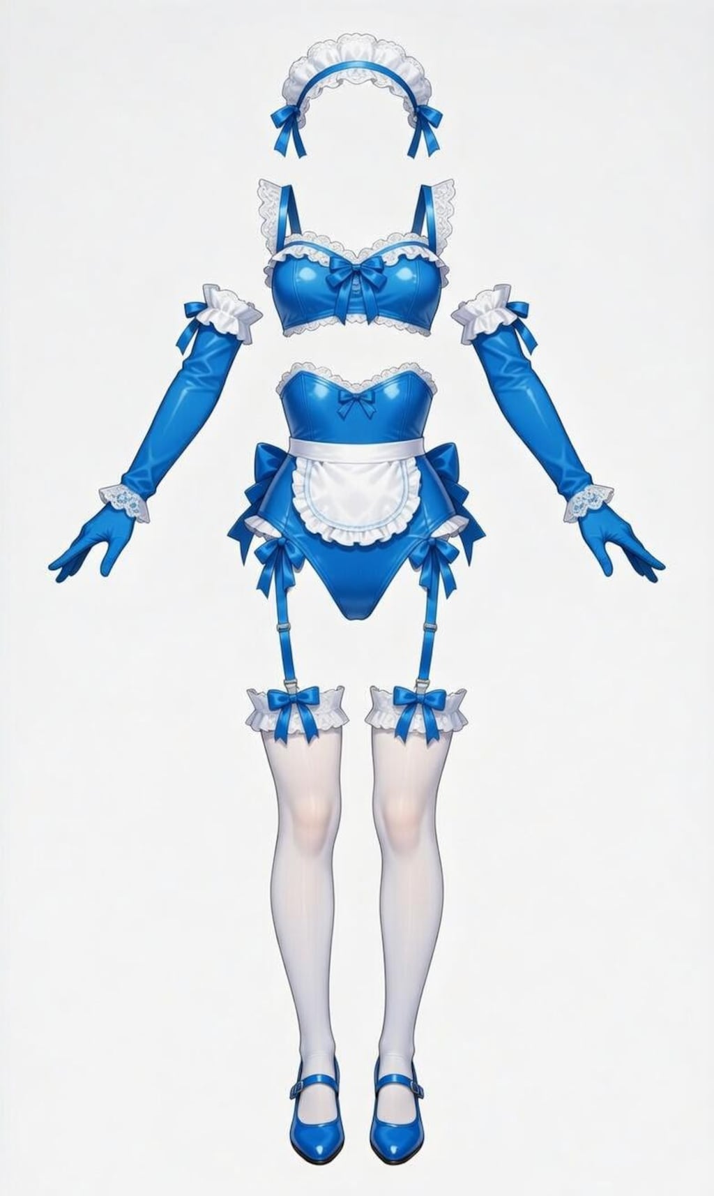 Grokの着せ替え用メイドレオタード