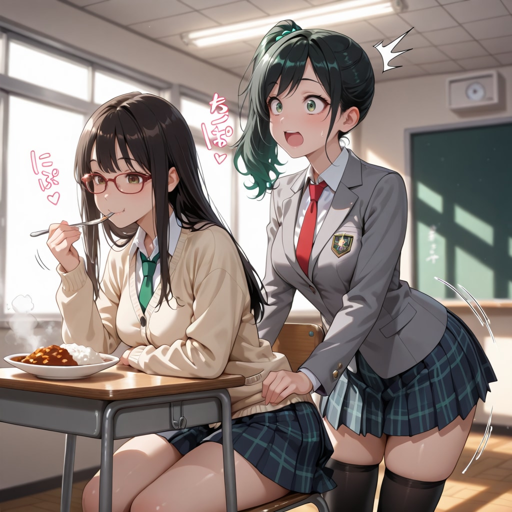 教室でカレーは臭うってば