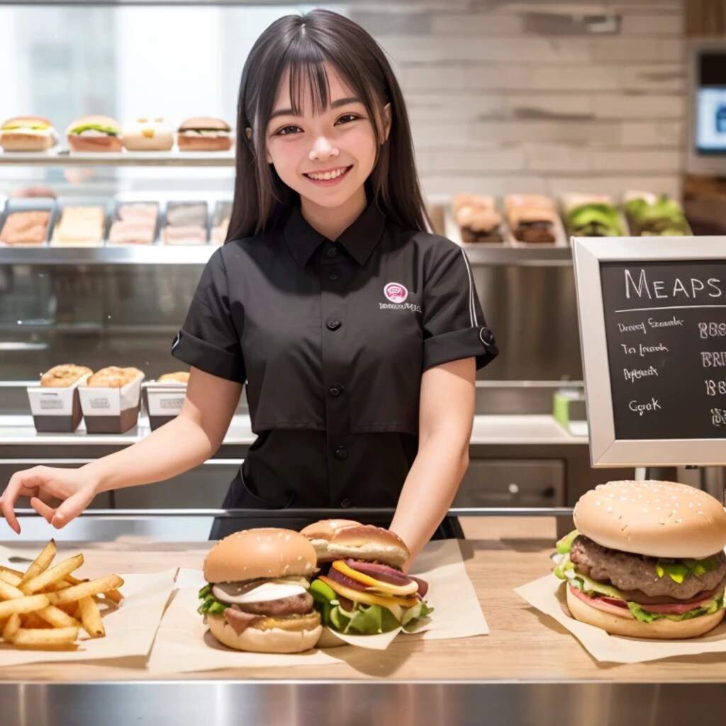 黒髪ロングでクルーの美女１００