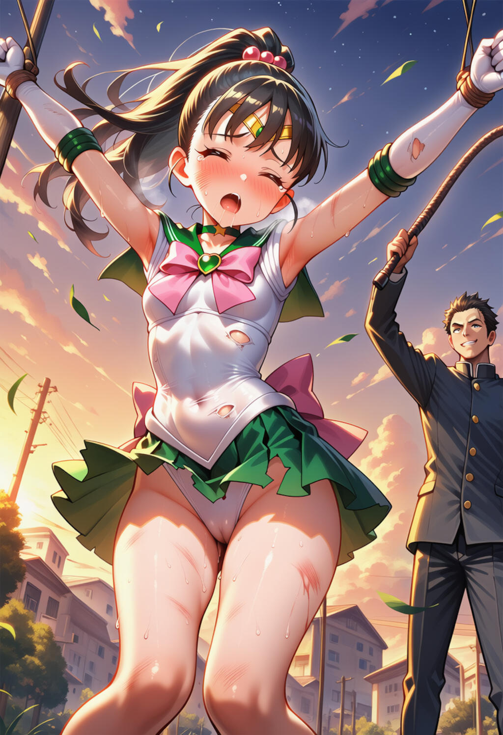 干したあとは…