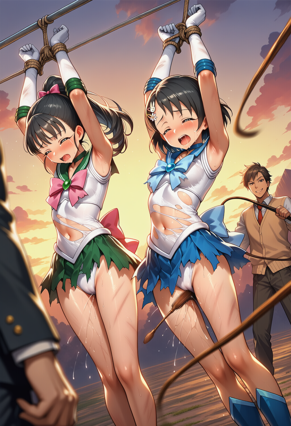干したあとは…