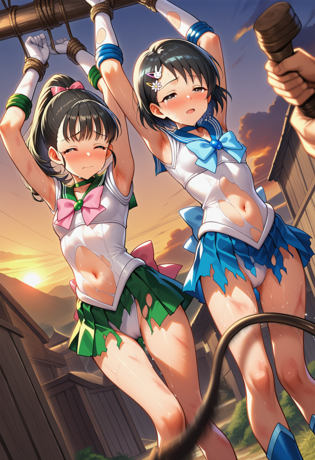 干したあとは…