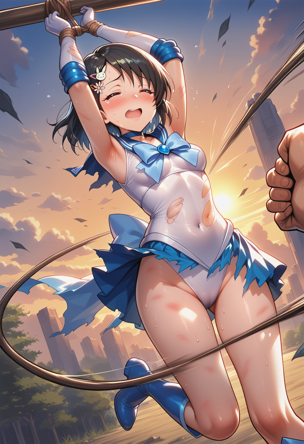 干したあとは…