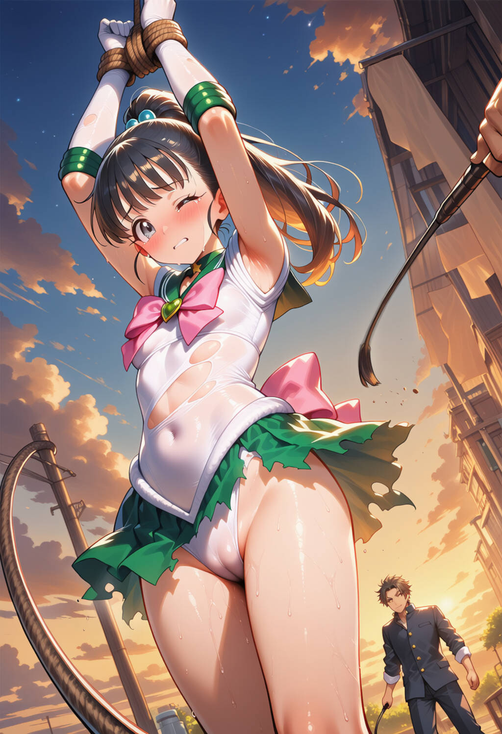 干したあとは…