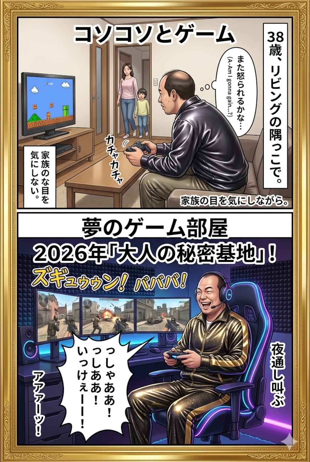 2コマ漫画