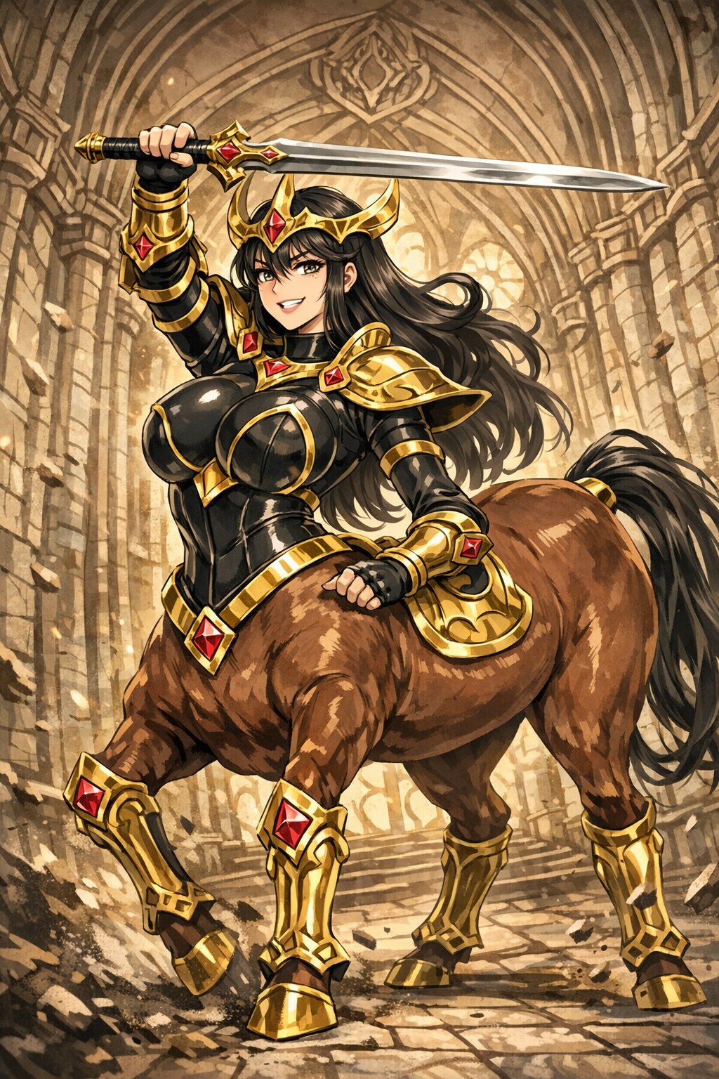覇剣金鎧のケンタウロス