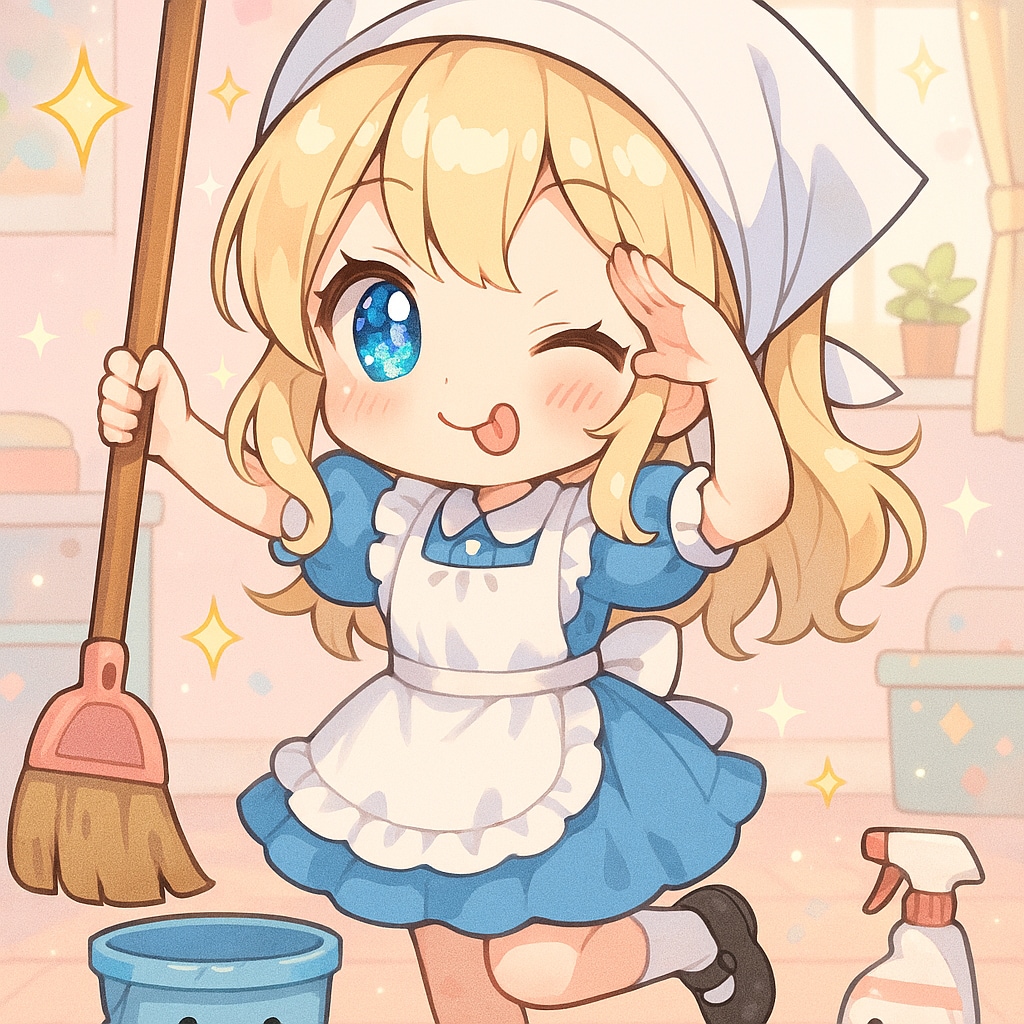 今日は大掃除 | の人気AIイラスト・グラビア