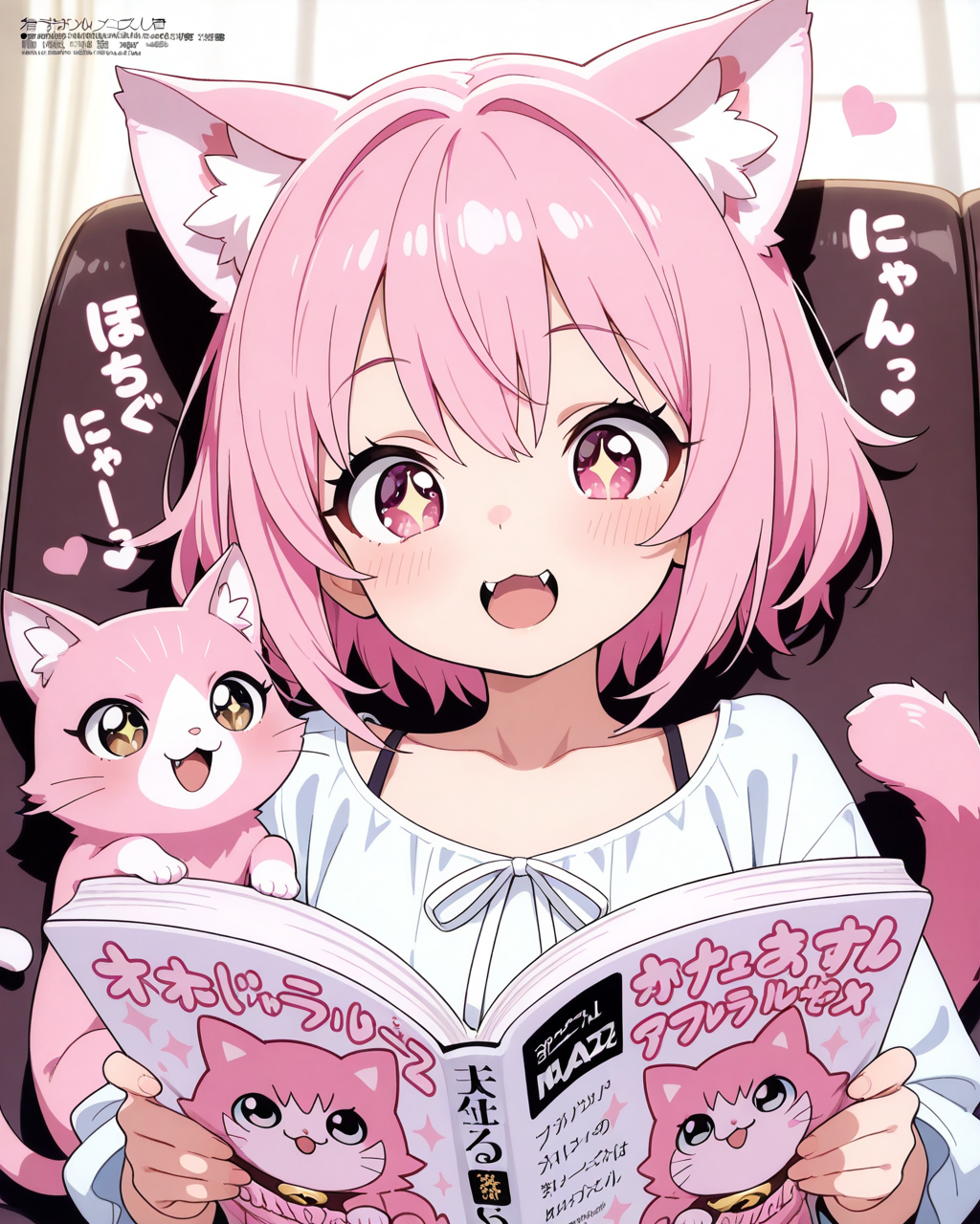 猫耳好きなidiotさまのプロンプトをお借りしました！！