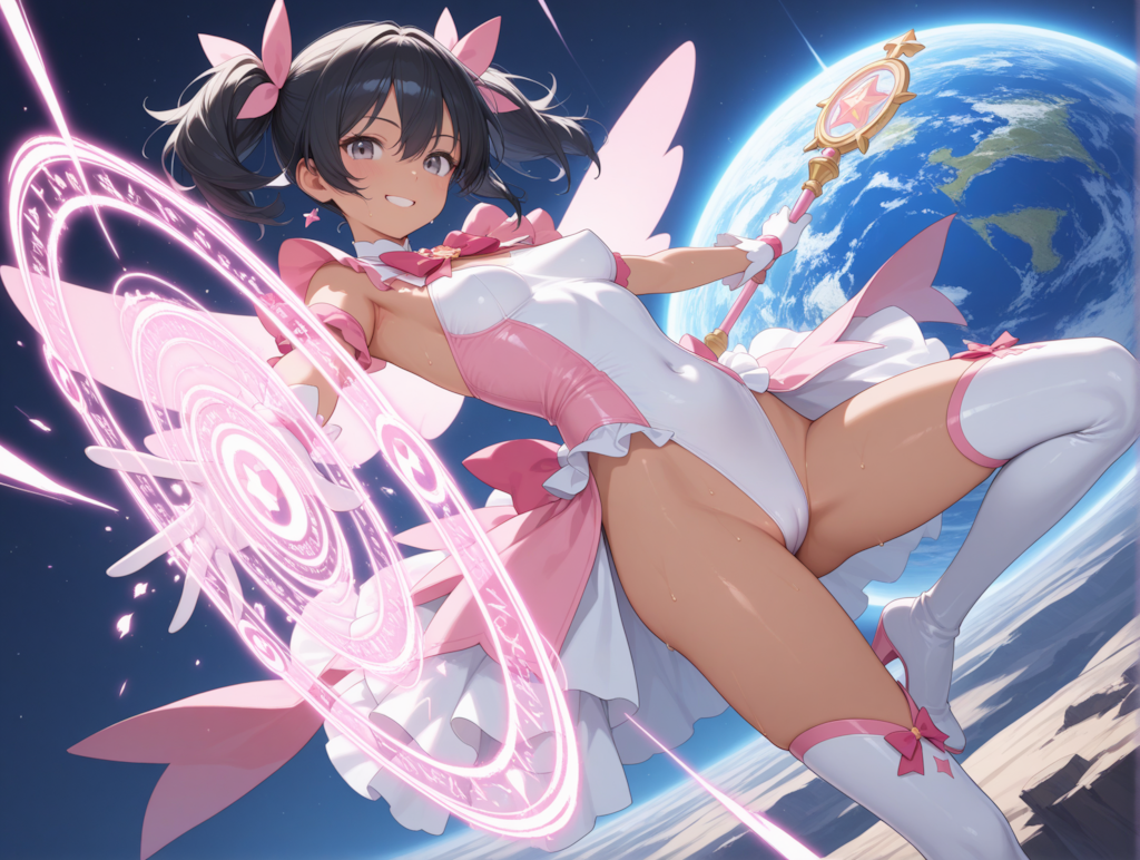 レオタード魔法娘１