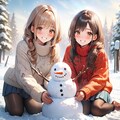 雪遊びの冬 3枚目