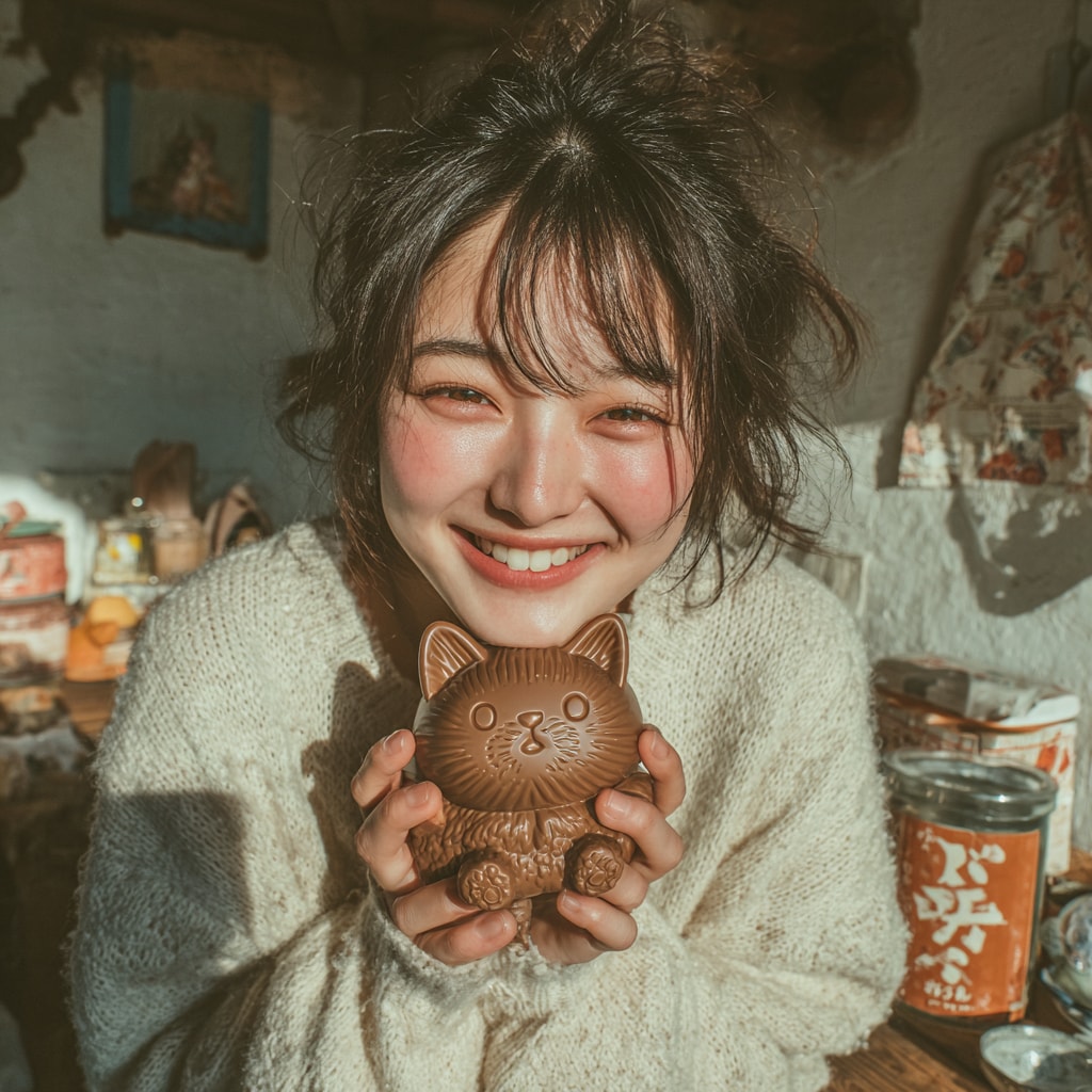 猫型チョコをどうぞ