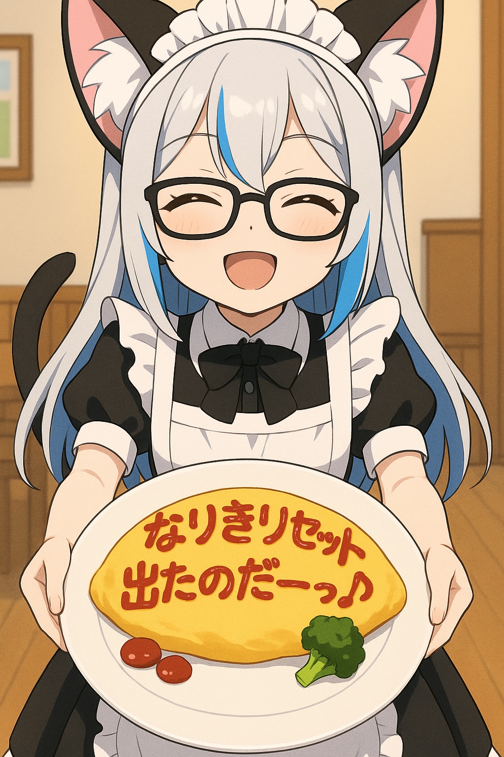 メイドさんセットを着てもらったっ