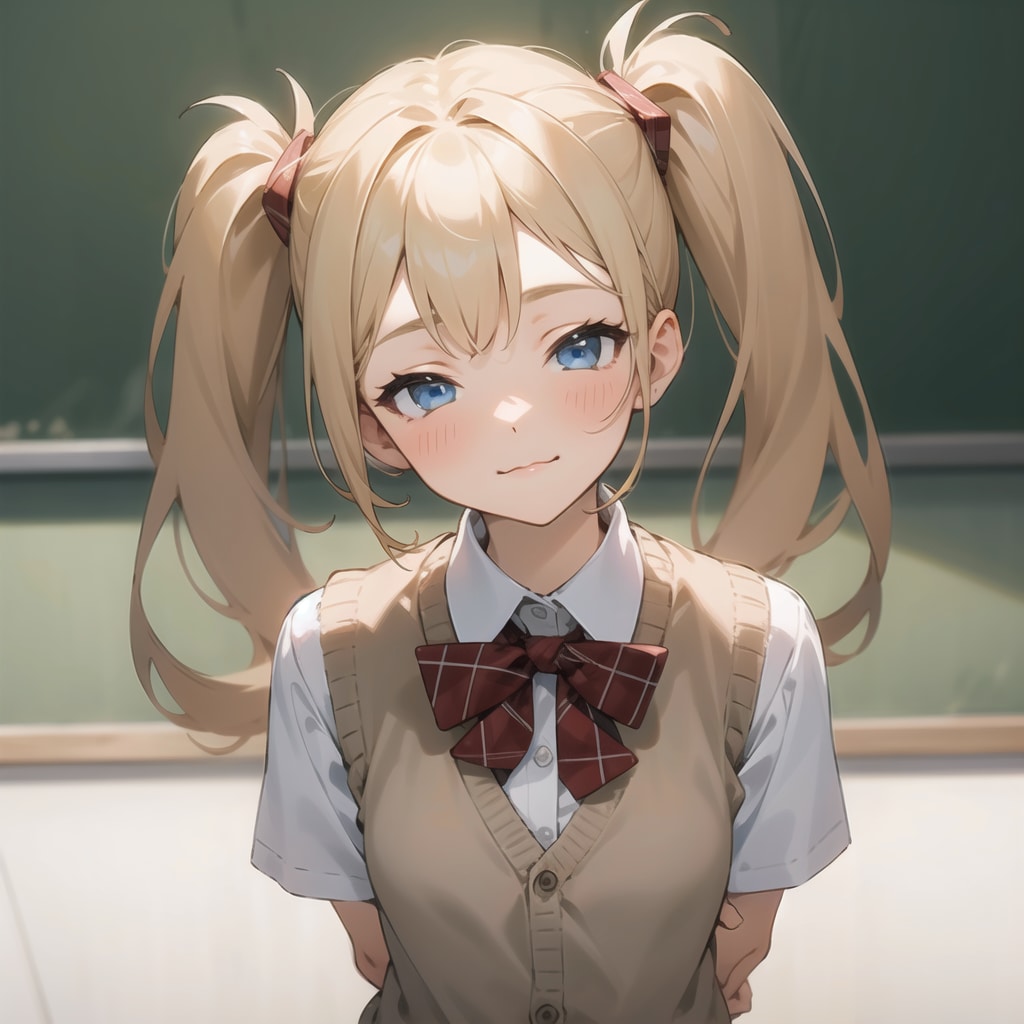 見つめる美桜ちゃん