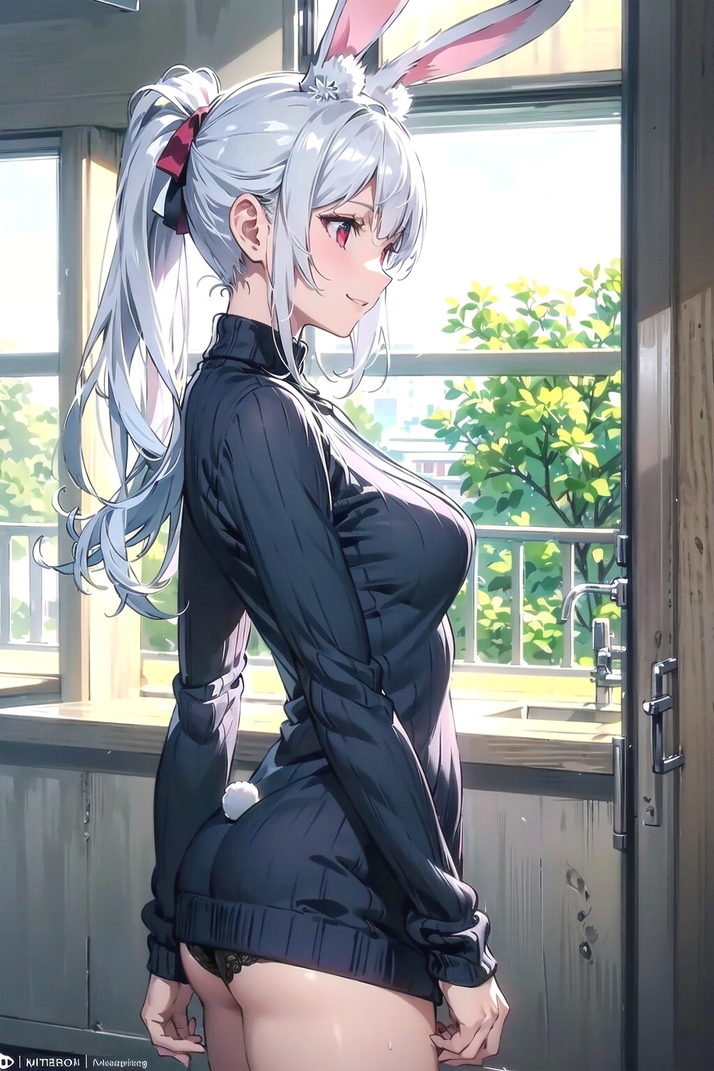 ロングセーターなのです🐰✨