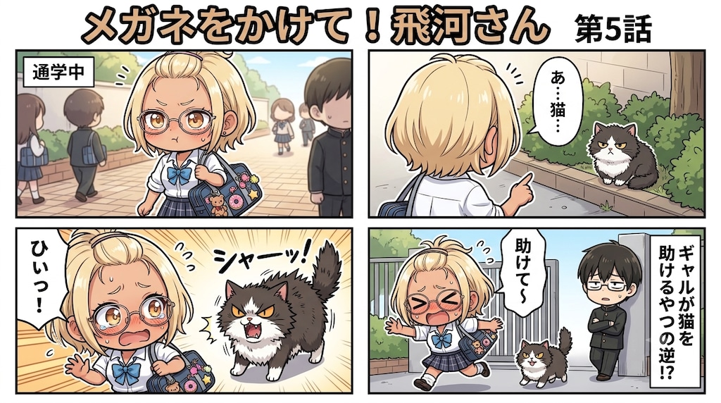 メガネをかけて！飛河さん　第五話