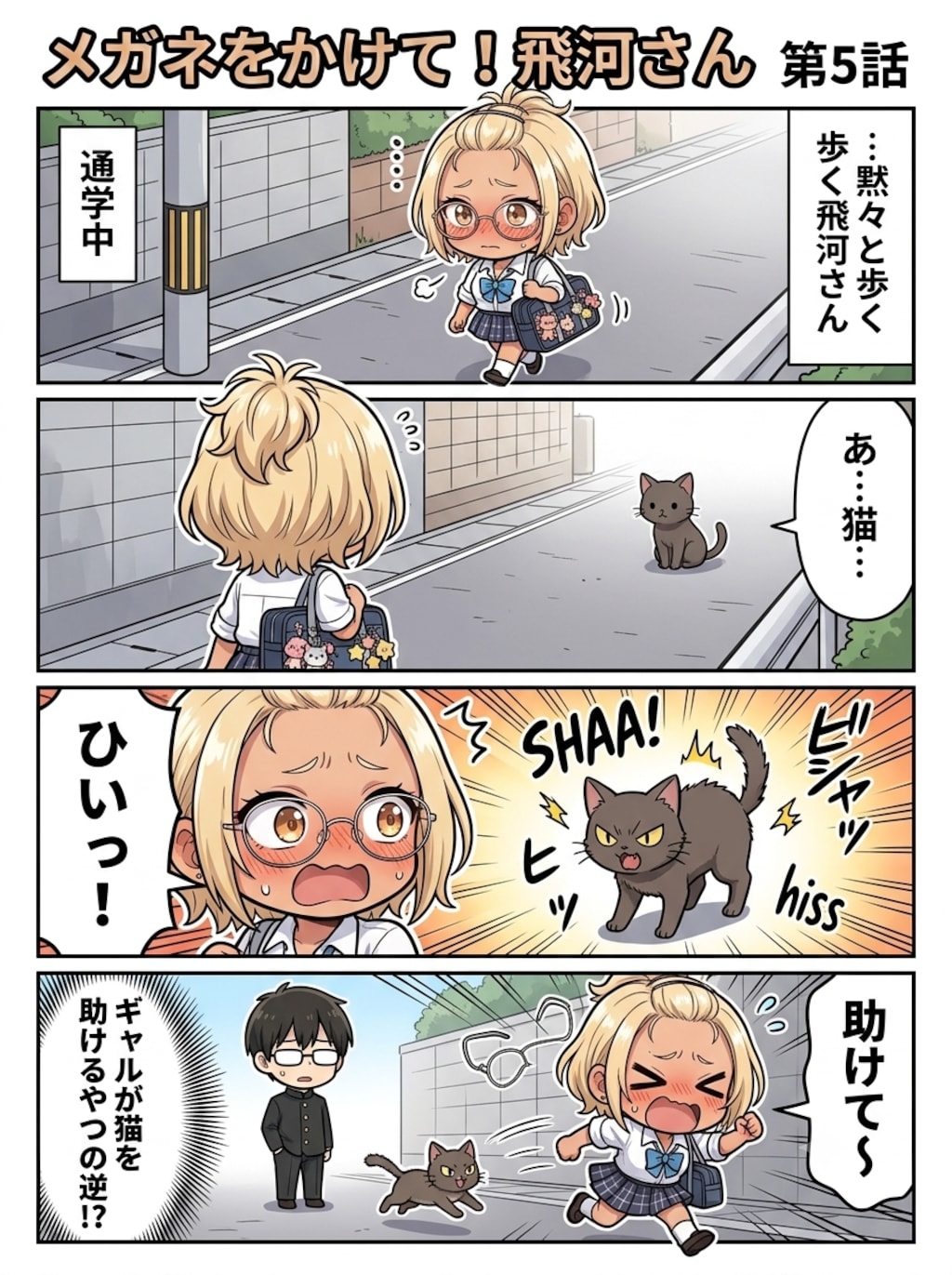 メガネをかけて！飛河さん　第五話