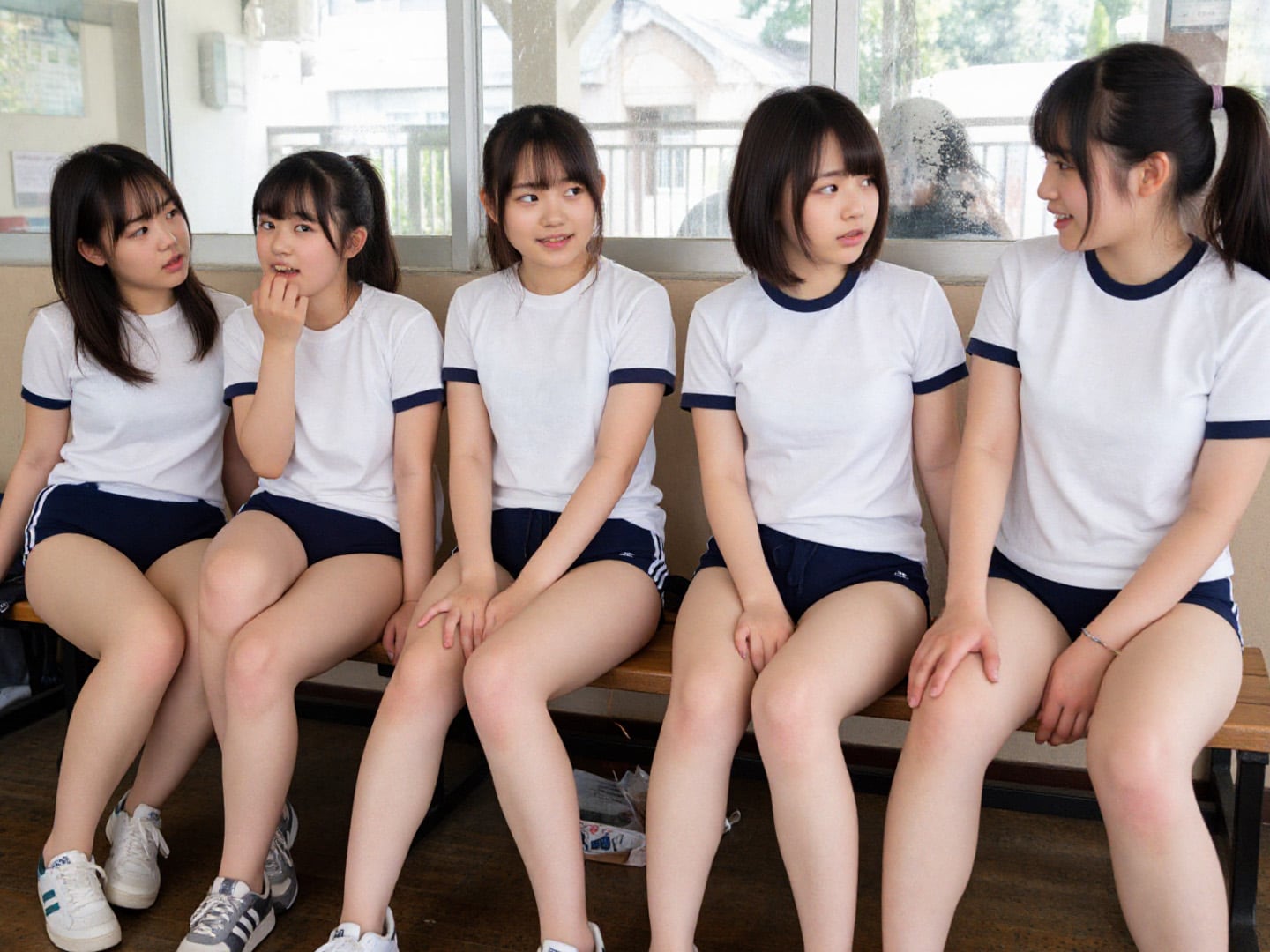 集団ブルマ休み中