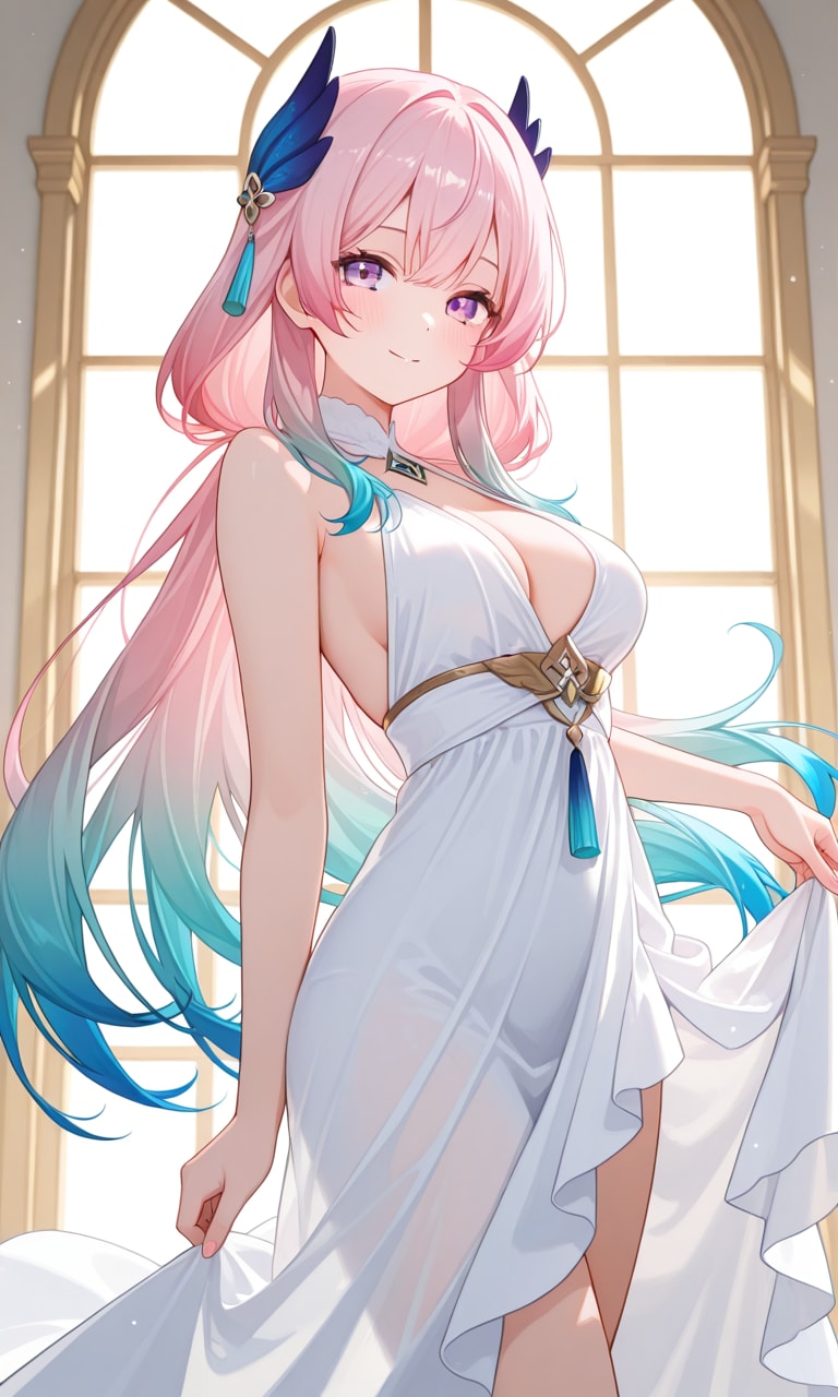 純白ドレス２