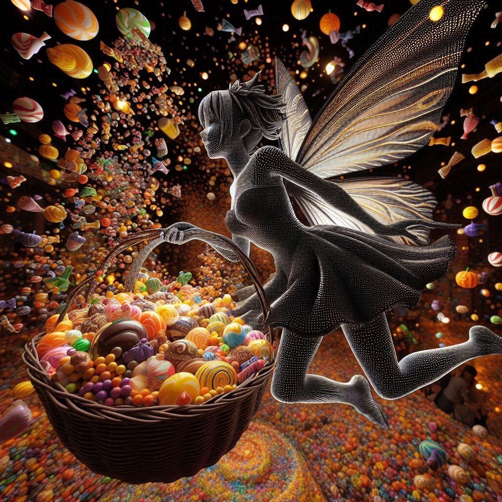 光で描いた妖精