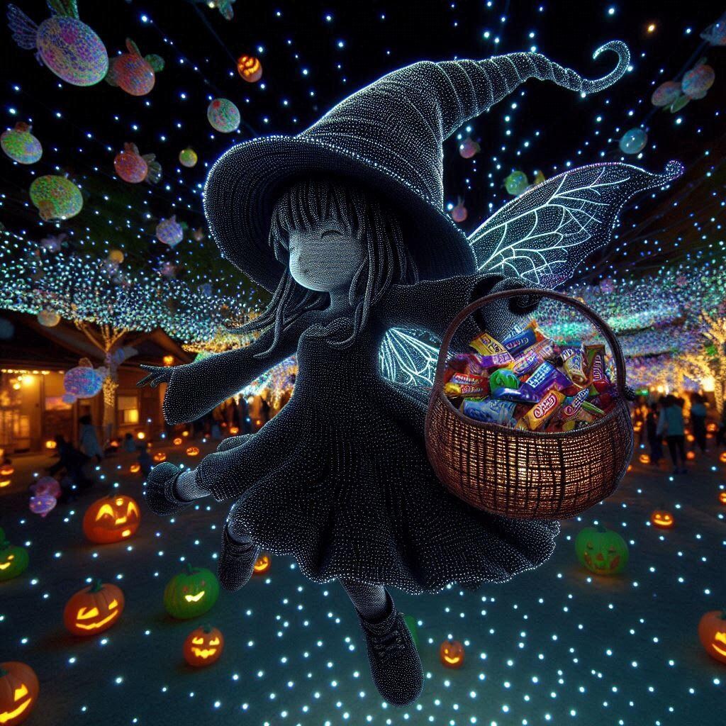 光で描いた妖精