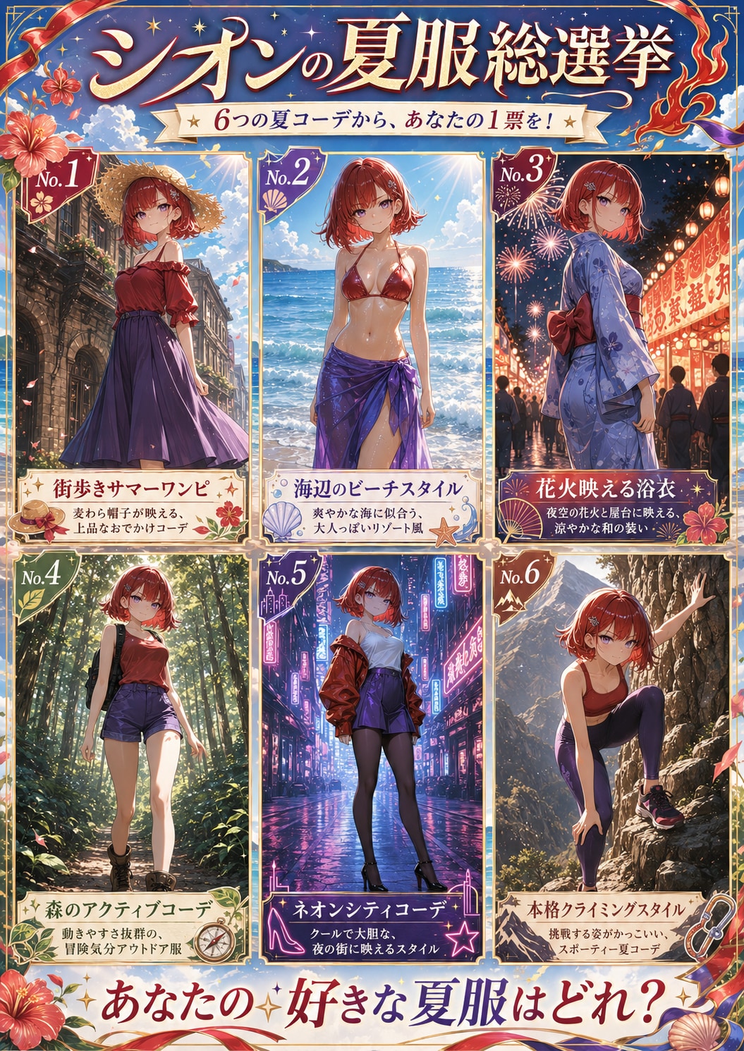 シオン Summer Collection ― 炎色の夏 ―